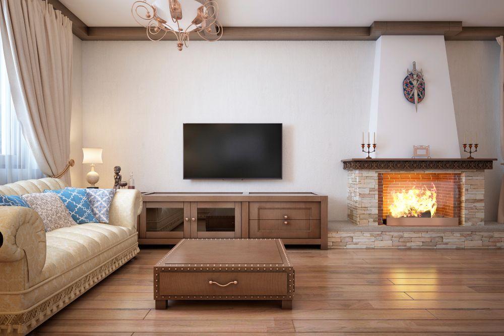 Decoracion con azulejos rusticos para salones