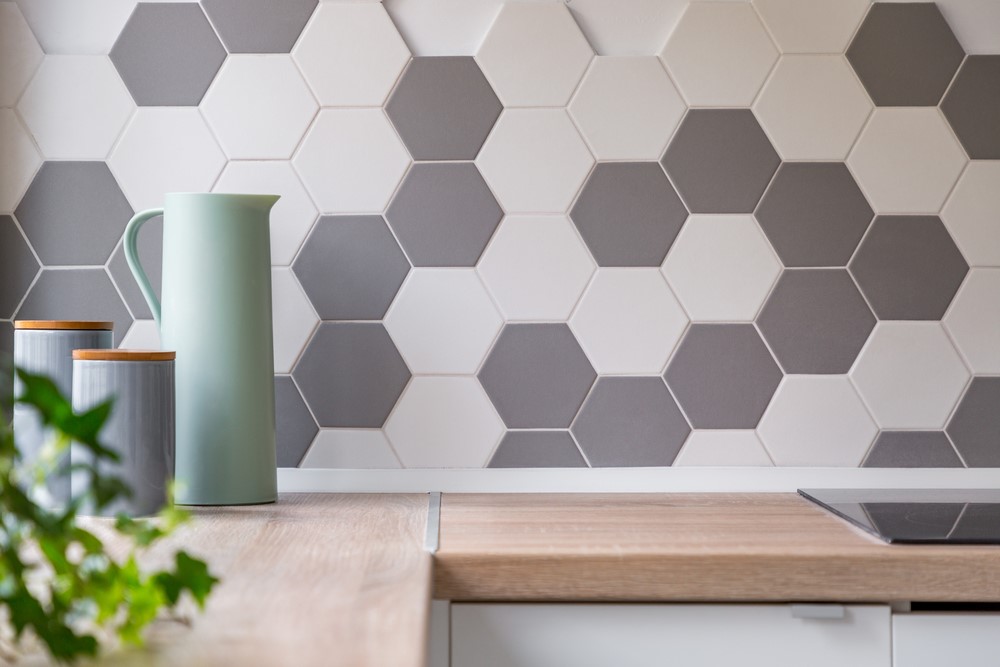 azulejos para cocinas blancas y grises